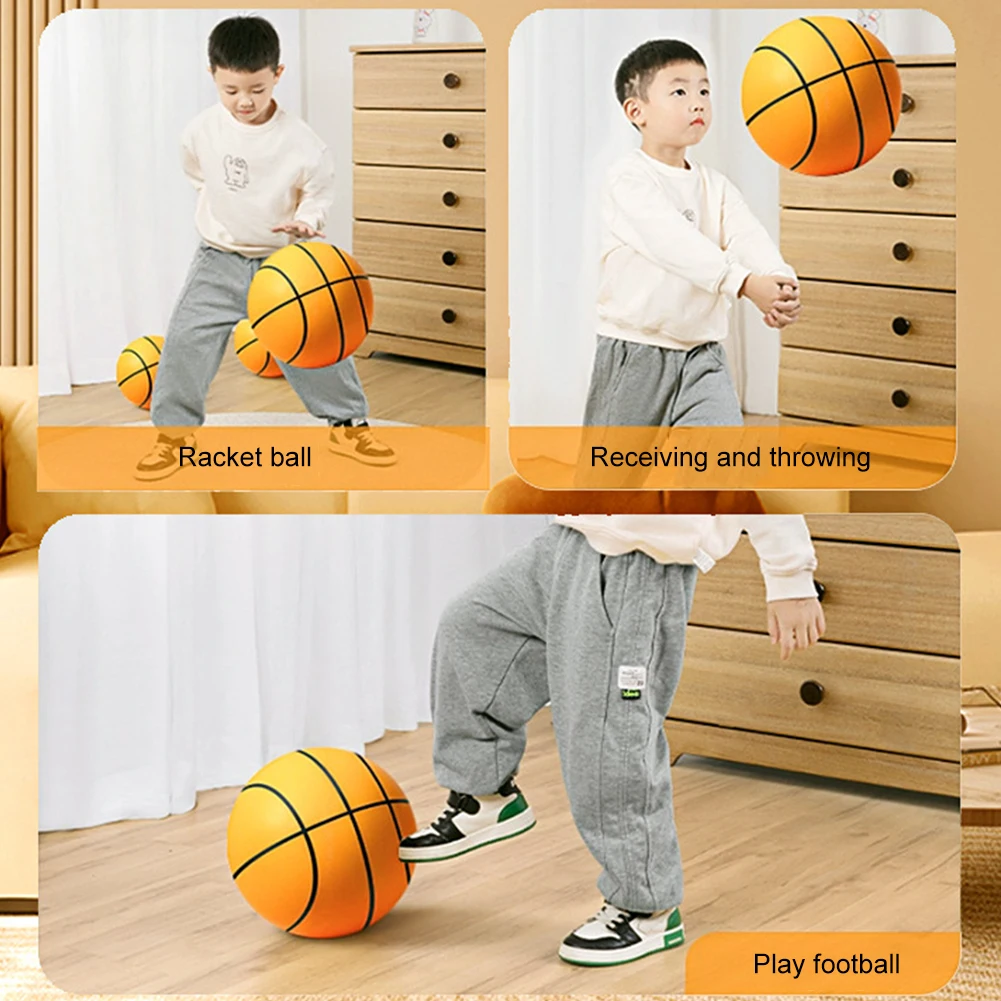 静音バスケットボール 直径18/21/24cm 室内用 静音 - Kids Toys And Games のレビューと価格