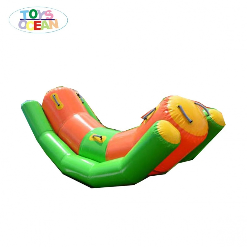ミニインフレータブル水上シーソー 大人と子供向け ロッキング - Kids Toys And Games のレビューと価格