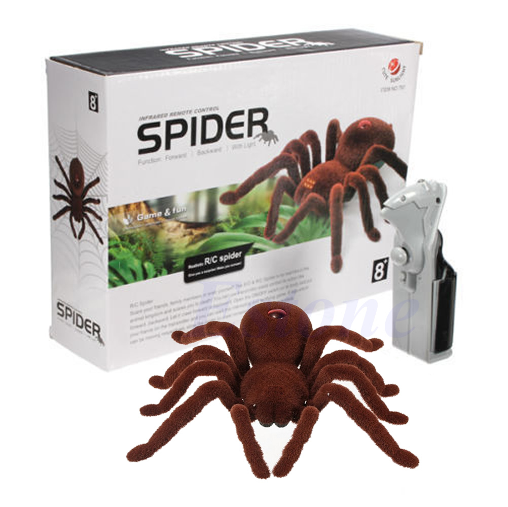 子供のギフトリモコン怖い不気味な柔らかいぬいぐるみスパイダー - Kids Toys Quotes のレビューと価格
