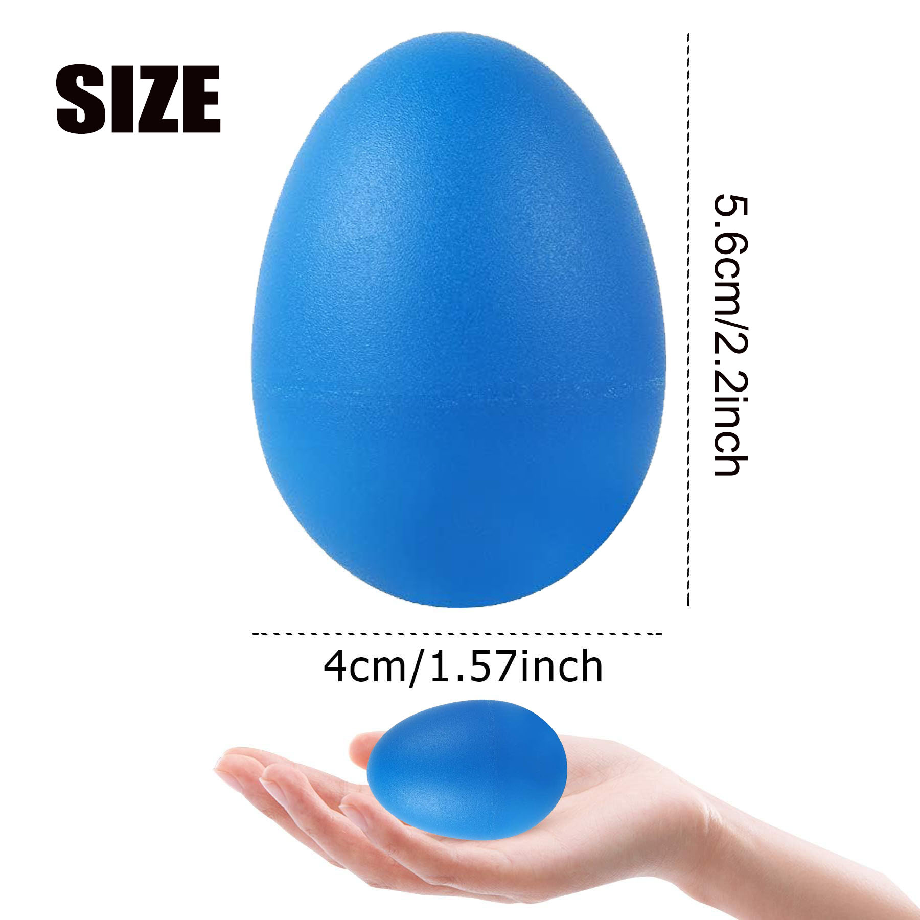 子供用イースターエッグシェイカー12個 - 幼児用カラフルな - Kids Toys Easter のレビューと価格