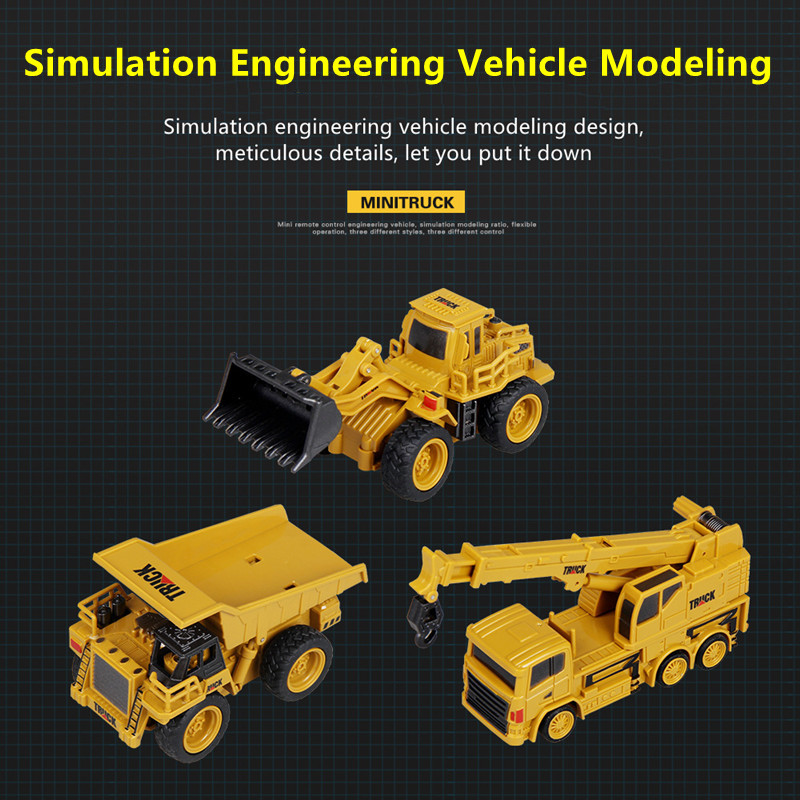 子供用ミニリモコンブルドーザー,リモコン,クレーン,フォーク - Kids Toys Under £5 のレビューと価格